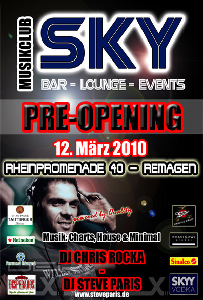 [12.03.2010] Pre-Opening @ Sky Club, Remagen
