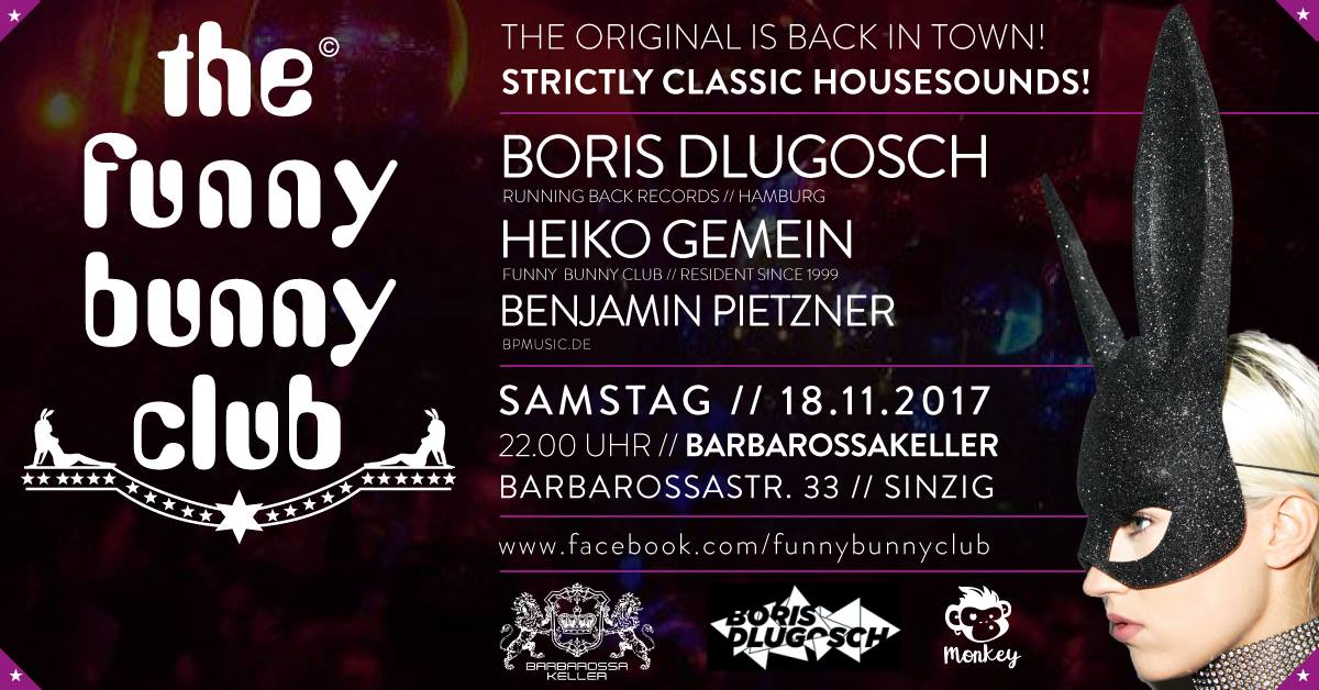 [18.11.2017] Funny Bunny Club Barbarossakeller, Sinzig