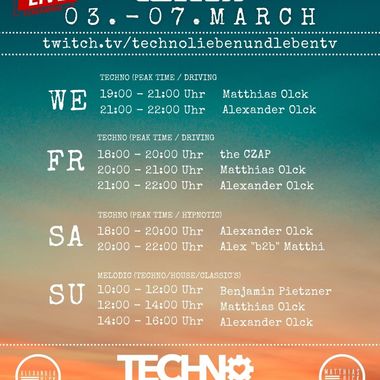 [07.03.2021] Techno Lieben &amp; Leben Livestream @ Twitch