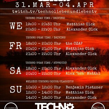 [04.04.2021] Techno Lieben &amp; Leben Livestream @ Twitch