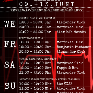 [11.06.2021] Techno Lieben &amp; Leben Livestream @ Twitch
